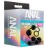 Anal Adventures - plug anal con cuentas - silicona negra