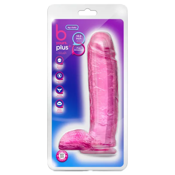 Blush B Yours Plus - consolador realista (rosa)