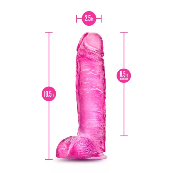 Blush B Yours Plus - consolador realista (rosa)
