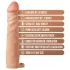 Performance Plus 2,5 - funda para pene con anillo - silicona natural