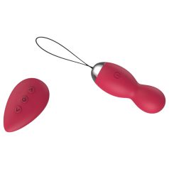 Cotoxo Krila - huevo vibrador inalámbrico - silicona roja