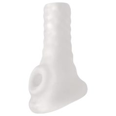 Perfect Fit Breeder - funda de pene abierta - 10 cm - blanco