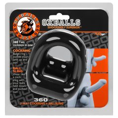 OXBALLS - anillo para pene y testículos - silicona negra