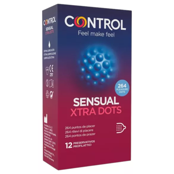 Control - preservativo extra texturizado - 12 unidades