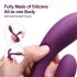 Vibrador G-punto con estimulador lila Engily Ross Bacall 2.0