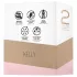Engily Ross Kelly - bolas chinas dobles - silicona lila - set de 2 piezas