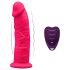 Silexd - consolador vibrador con ventosa y mando a distancia - silicona rosa