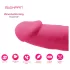 Silexd - consolador vibrador con ventosa y mando a distancia - silicona rosa