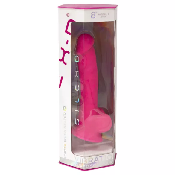 Silexd - vibrador con ventosa y huevos - control remoto - silicona rosa