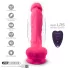 Silexd - vibrador con ventosa y huevos - control remoto - silicona rosa