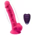 Silexd - vibrador con ventosa y huevos - control remoto - silicona rosa