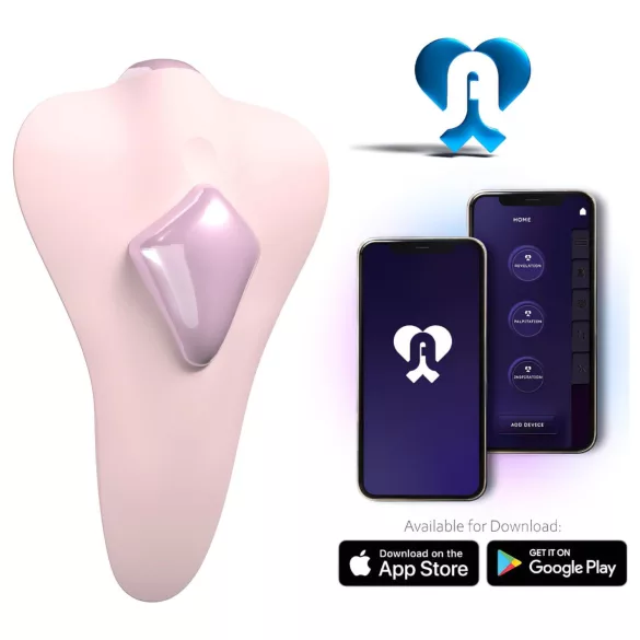 Adrien Lastic Temptation - vibrador de clítoris controlado por app (rosa)