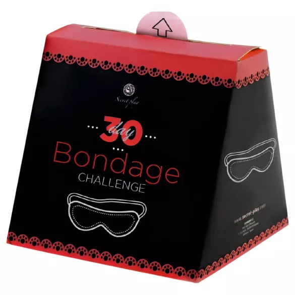 Secret Play Desafío de Bondage de 30 Días - juego de cartas de desafío de bondage (inglés, español)