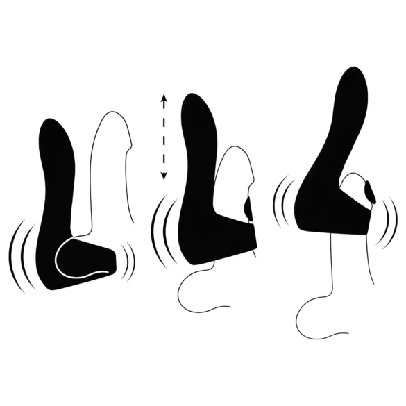 JamyJob - masturbador masculino pulsante - silicona negra