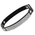 Coquette - gargantilla con strass - colgante corazón - negro