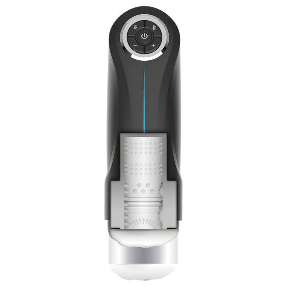 JamyJob - masturbador masculino vibrador con movimiento arriba abajo - negro