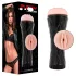 JamyJob - masturbador realista vaginal - funda negra interior natural