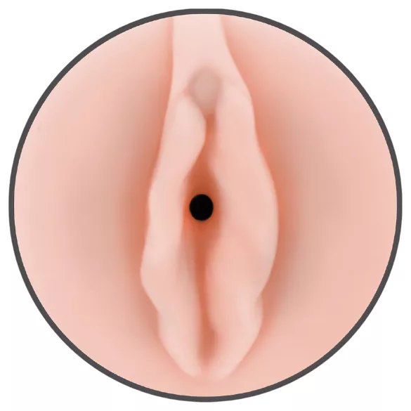JamyJob - masturbador realista vaginal - funda negra interior natural