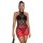 Subblime 952242 - Vestido de malla degradado (rojo) - Talla S-L