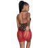 Subblime 952242 - vestido de red degradado - rojo - XS-M
