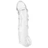 Addicted Toys - funda para pene con anillo para testículos - 22 cm (transparente)