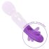 Intense Christy - vibrador masajeador con lengua móvil - silicona lila