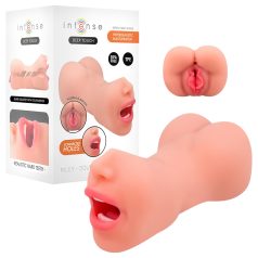   Intense Deep Touch Riley - boca y vagina realista masturbador (natural)