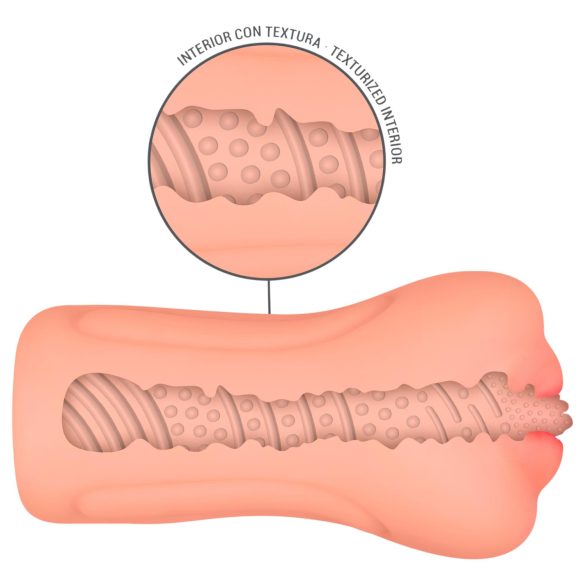 Intense First Time Erica - masturbador vagina virgen realista - color natural