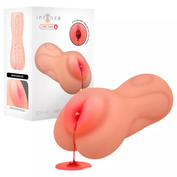 Intense First Time Sophie - vagina masturbador virgen realista (color natural)