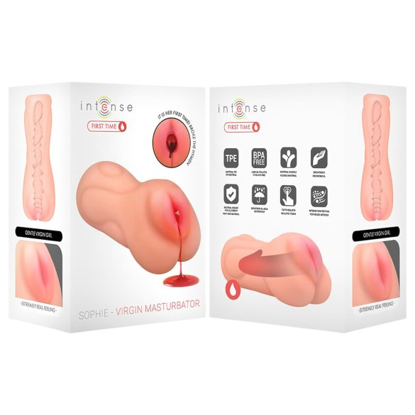Intense First Time Sophie - masturbador vagina virgen realista - color natural