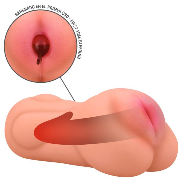 Intense First Time Sophie - masturbador vagina virgen realista - color natural