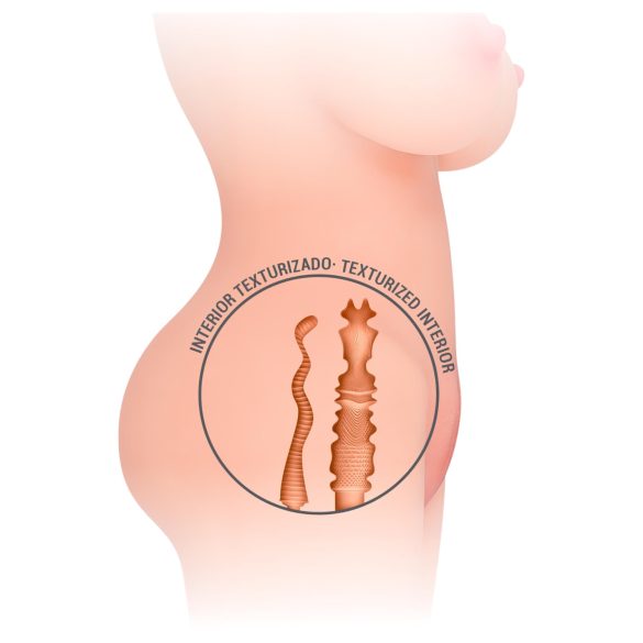 Intense Deep Touch Jesse - masturbador torso realista - color natural