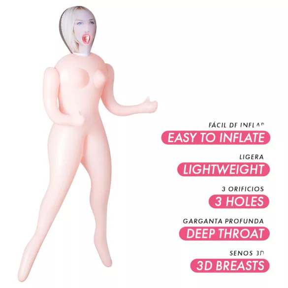 Intense Dolls Ingrid - muñeca hinchable - tamaño real - pvc