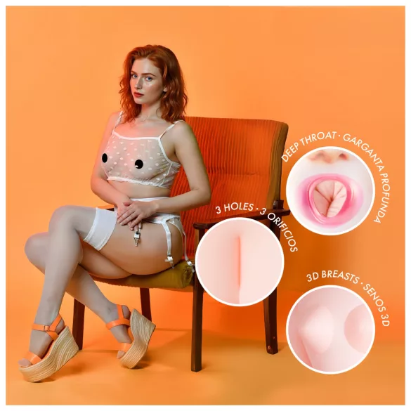 Intense Dolls Scarlett - muñeca hinchable sexual - material PVC
