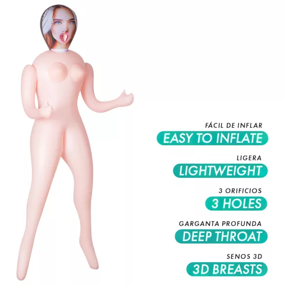 Intense Dolls Nicole - muñeca hinchable sexual - material PVC