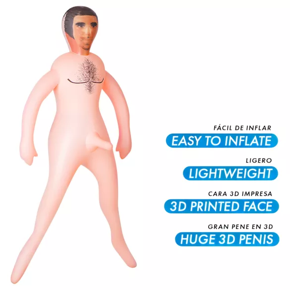 Intense Dolls Anthony - muñeco hinchable masculino - látex