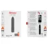 Oninder - Vibrador controlado por app (negro)