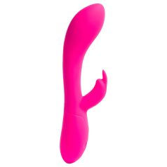   Platanomelón Lucas - vibrador con estimulador de clítoris recargable - rosa