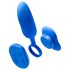 Platanomelón Mobi: Set vibrador inalámbrico 2 piezas (azul)