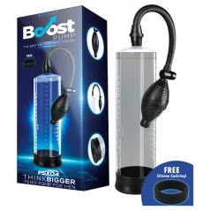   Boost PSX04 - bomba de pene manual con escala de medición (transparente) - 22 cm