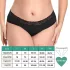 Adalet Natura Super - braga menstrual - absorbente - algodón negro - M