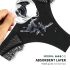 Braguitas Menstruales Adalet Flora Normal (negro)