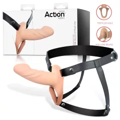   Action StrapOn S - arnés con consolador hueco - color natural