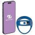 INTOYOU - Anillo inteligente vibrador para pene y testículos (azul)