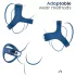 INTOYOU - Anillo vibrador para pene y testículos controlado por app, para hombres (azul)