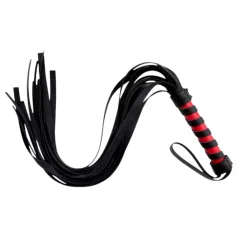 Latetobed - látigo - cuero negro - 45 cm