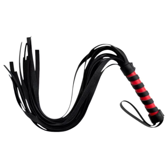Latetobed - látigo - cuero negro - 45 cm