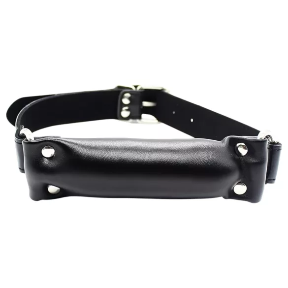 Latetobed - mordaza acolchada - cuero sintético negro