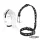Latetobed - collar con gancho nasal - cuero negro