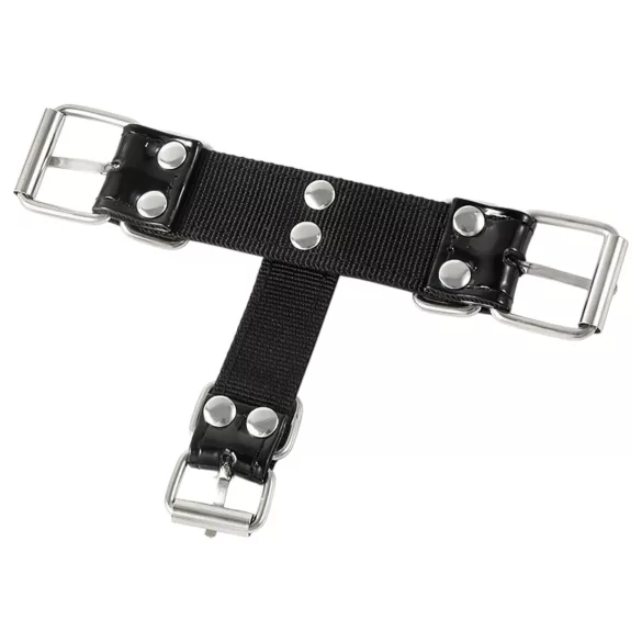 Latetobed - collar con gancho nasal - cuero negro
